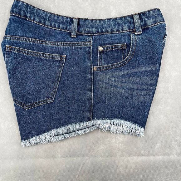 Only Blue Denim Women’s High Waist Short Size 30 - Picture 6 of 10